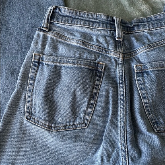Wild Fable Frayed Hem Denim Blue Jeans - Picture 5 of 11